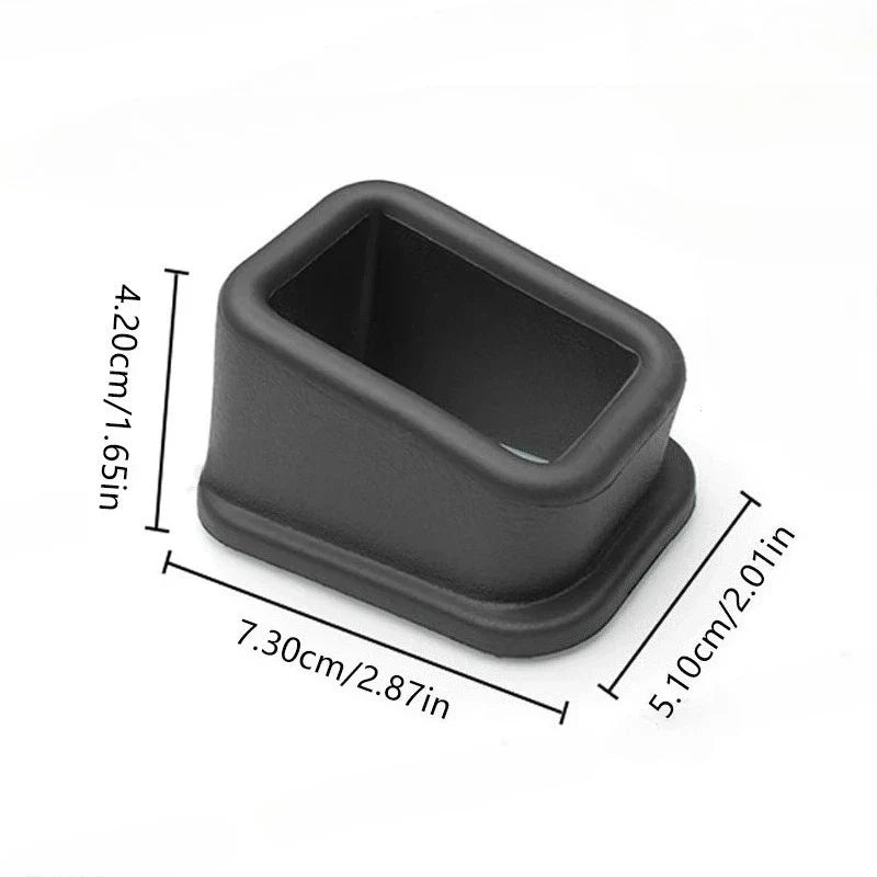 2-Pack Silicone Seat Belt Buckle Holder & Anti-Slip Slot Fixer
