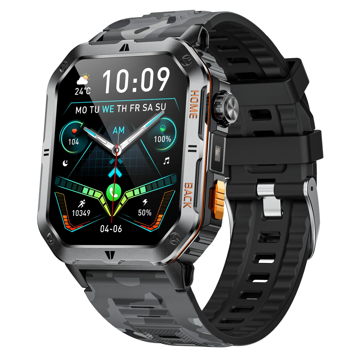 MINGCC Smart Watch 2.01" IPS, Wireless Call, 20-Day Battery