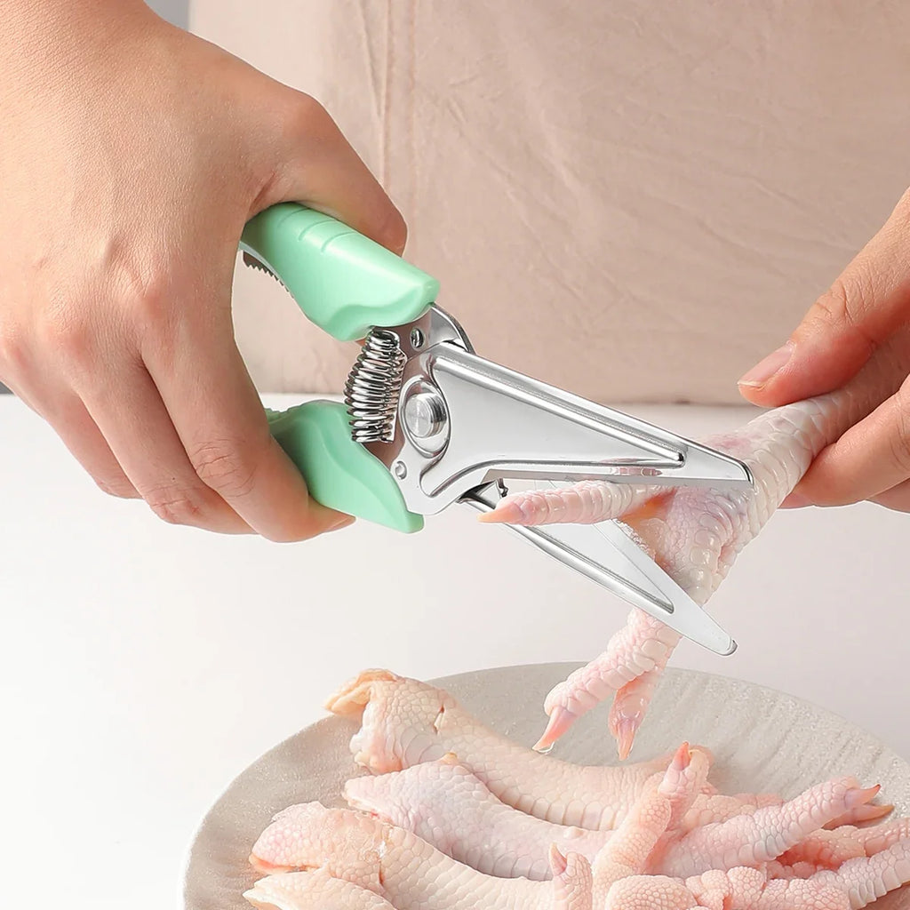 SHENJIU Kitchen Shears – Heavy-Duty Stainless Steel Meat Scissors
