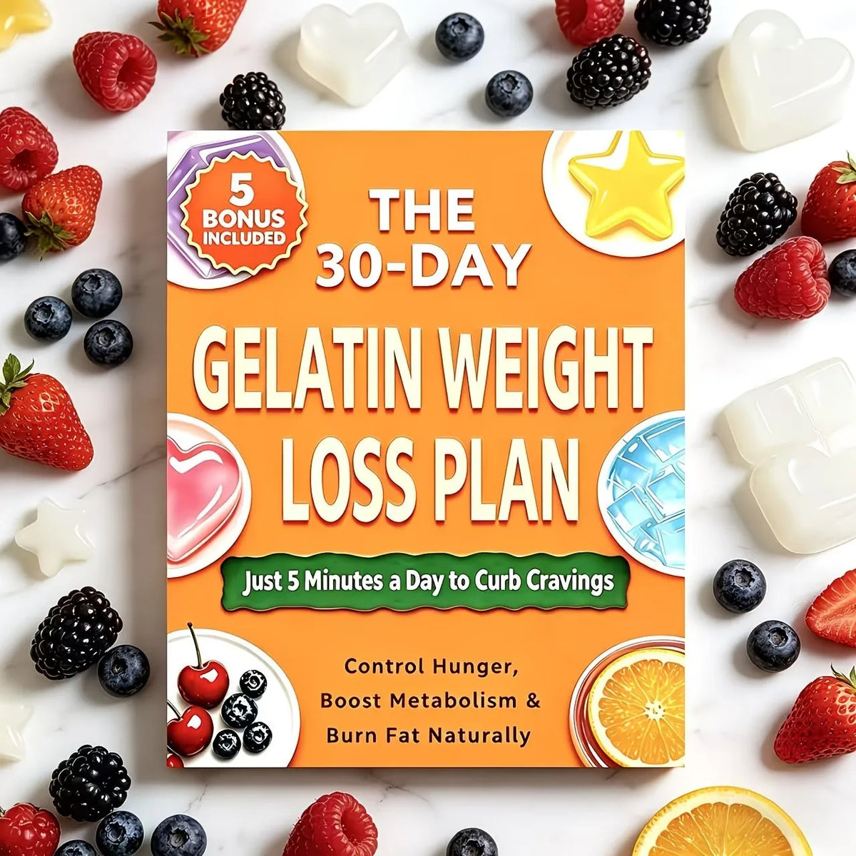30-Day Gelatin Weight Management Plan Book Easy Daily Body-contouring