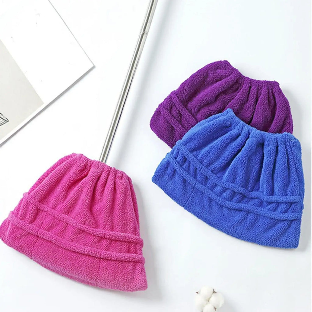 Microfiber Broom Cover Replacement – Wet & Dry Floor Cleaning