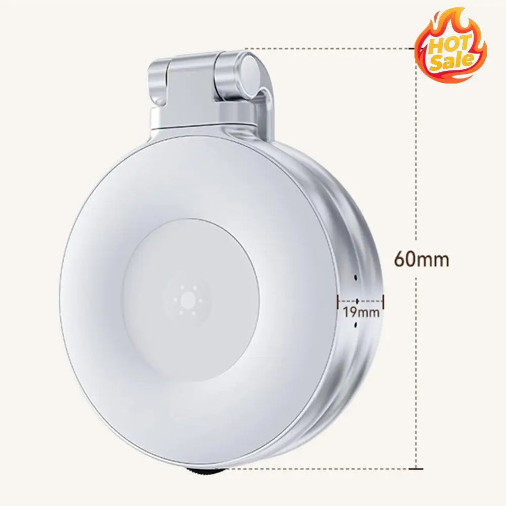 3-in-1 Magnetic Selfie Light with Mirror – Rechargeable LED