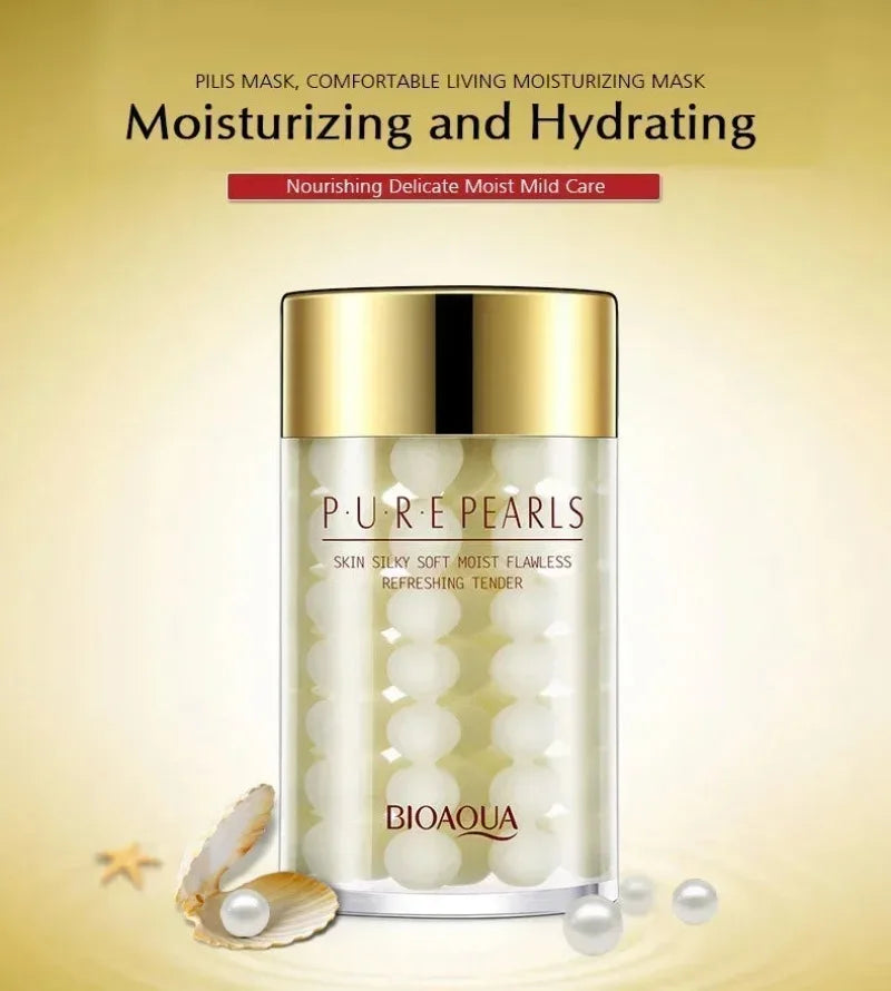 BIOAQUA Pure Pearl Face Cream Moisturizing Skin Firming Hydrating