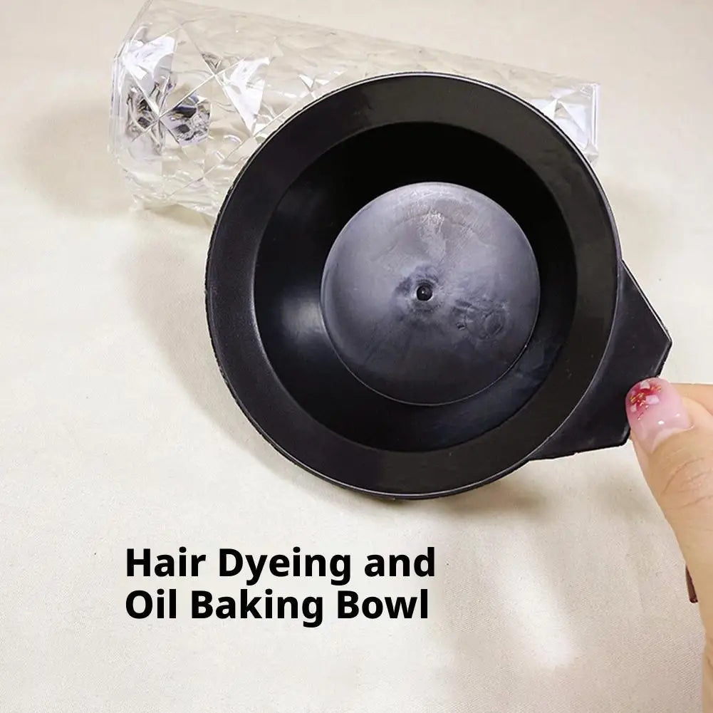 4-Piece Hair Dye Brush & Bowl Kit – Home & Salon Color Set