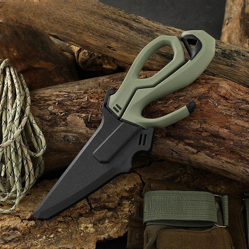 Multi-Function Stainless Steel Kitchen & Fishing Scissors