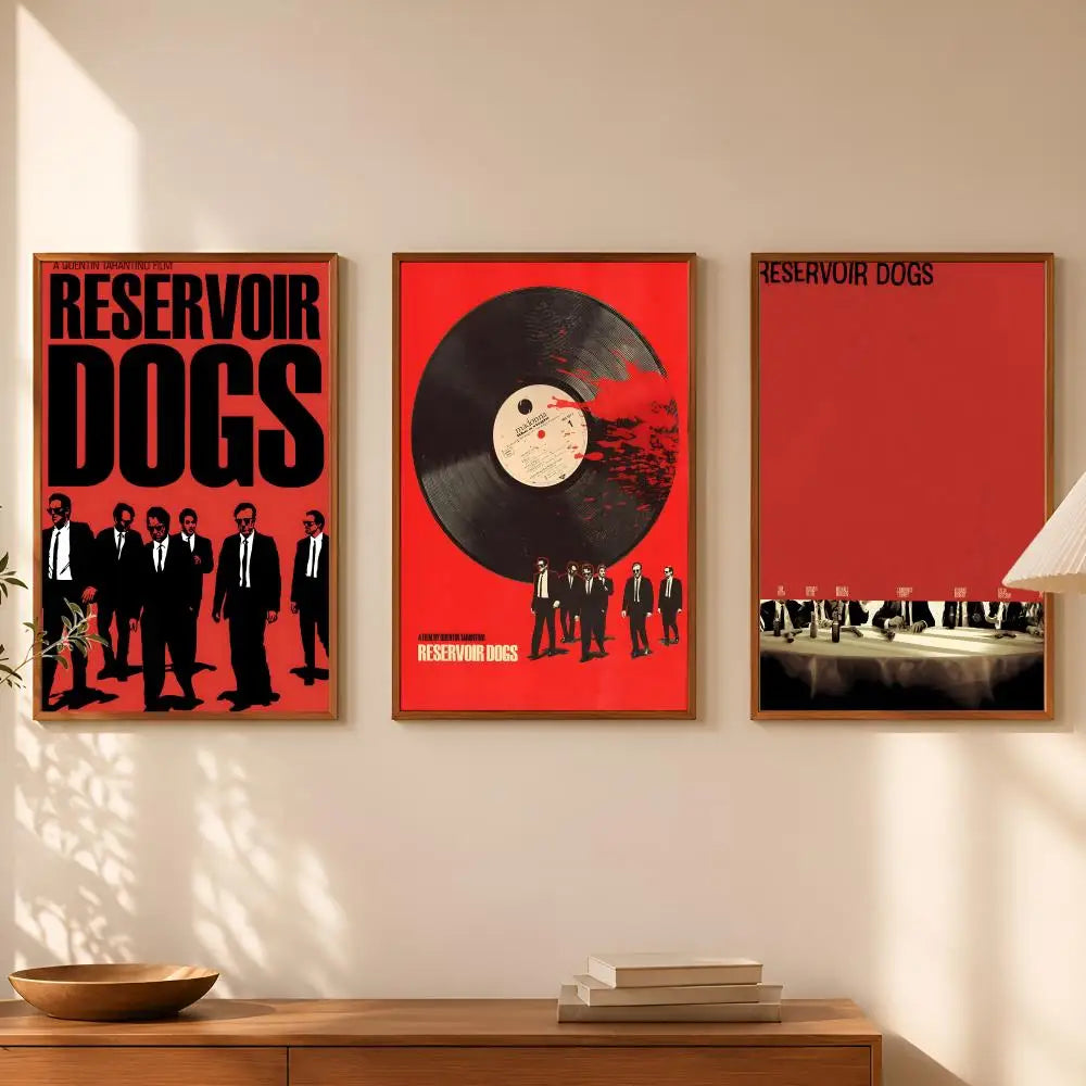 Reservoir Dogs HD PVC Wall Poster – Self-Stick Movie Decor