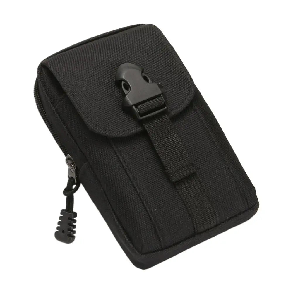 Outdoor Tactical Waist Bag Heavy Duty Oxford Phone Pouch Men's