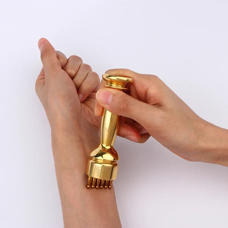 Copper Meridian Massage Stick & Gua Sha Scraping Board