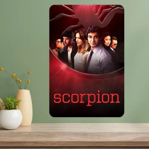 Scorpion TV Show Metal Poster Sign – Aluminum Wall Art
