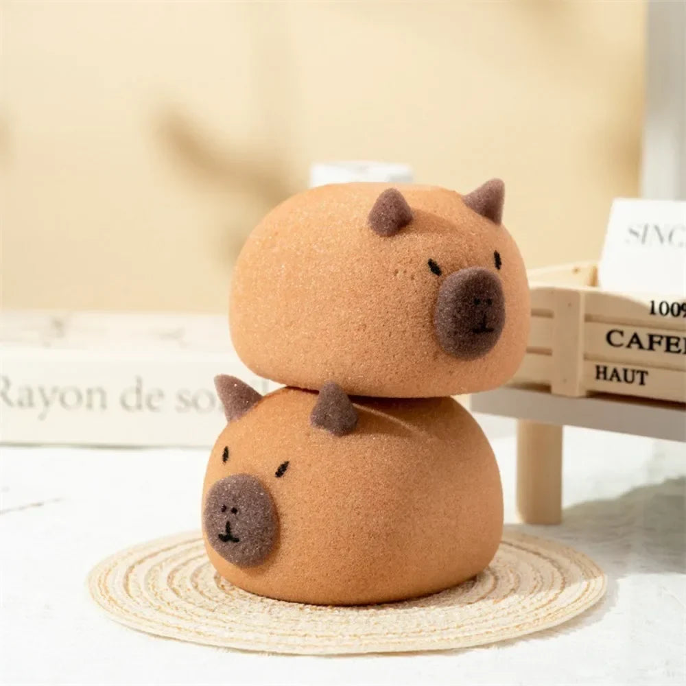 Animal Shaped Bath Sponge Ball Soft Foaming Back Scrubber Gentle