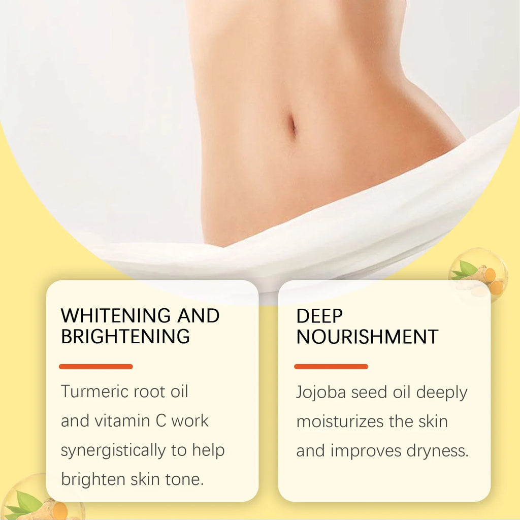 Turmeric Body Oil – Brightening & Moisturizing Skin Oil 100ml