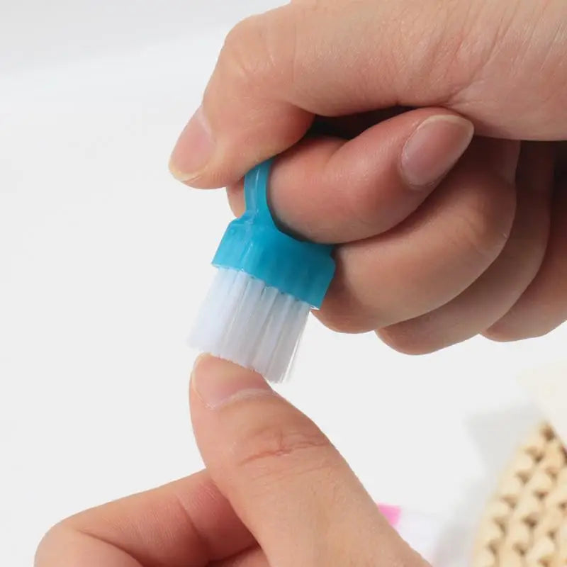 10-Pack Mini Ring Nail Dust Cleaning Brush – Manicure Tool