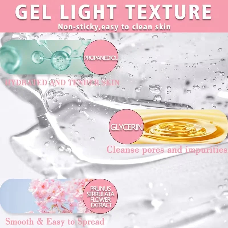 Sakura Exfoliating Cleansing Gel | Hypoallergenic | 50g