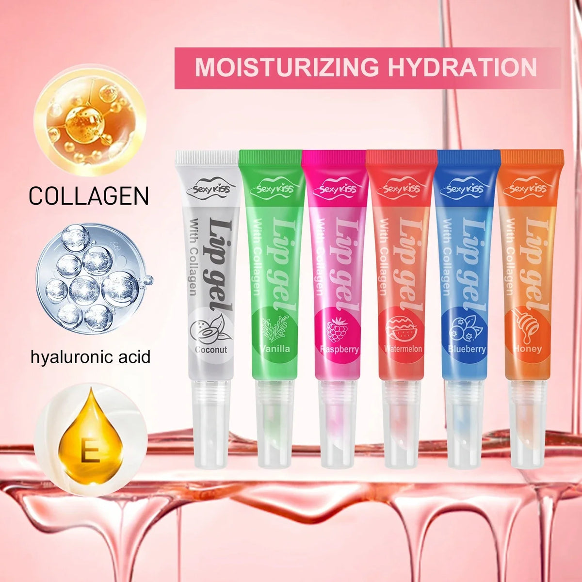GUDU 24pc Luxury Lip Balm Jelly Gift Set – Hydrating & Glossy