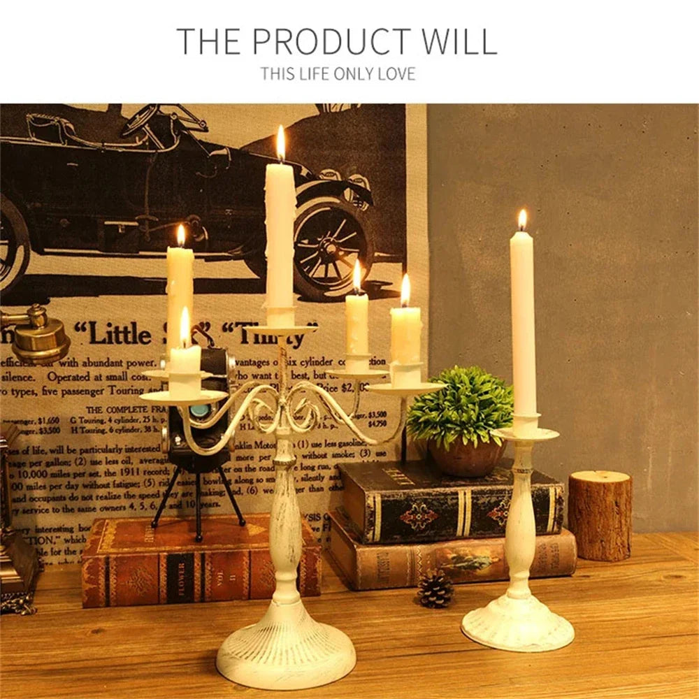 Modern European Candlestick Holder – Elegant Table Decor