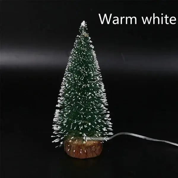 Mini LED Artificial Christmas Tree Desktop Decor – 4 Sizes