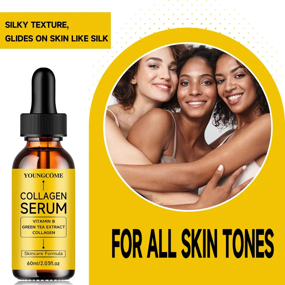 Collagen Face Serum Vitamin B Green Tea Extract Hydrating Facial Care
