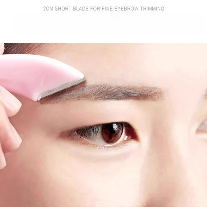 Ladies Eyebrow Trimmer Set with Comb & Scissors | Safety Tool