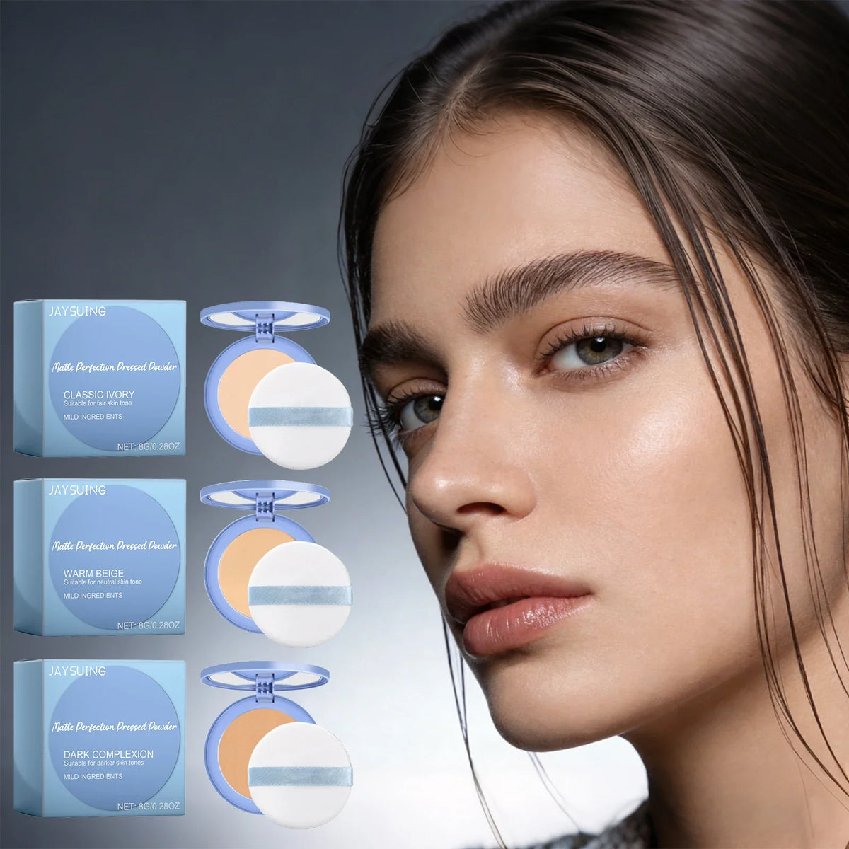 Jaysuing Lavender Setting Powder – Oil Control & Matte Finish