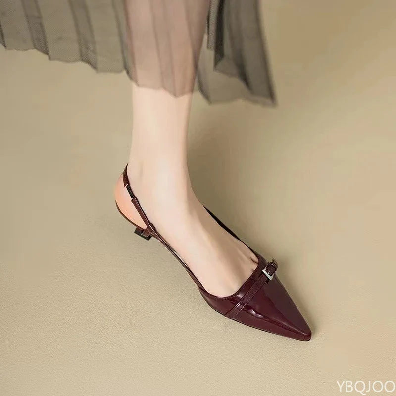 Women's Pointed Toe Stiletto Sandals – Retro Fairy Style Heels