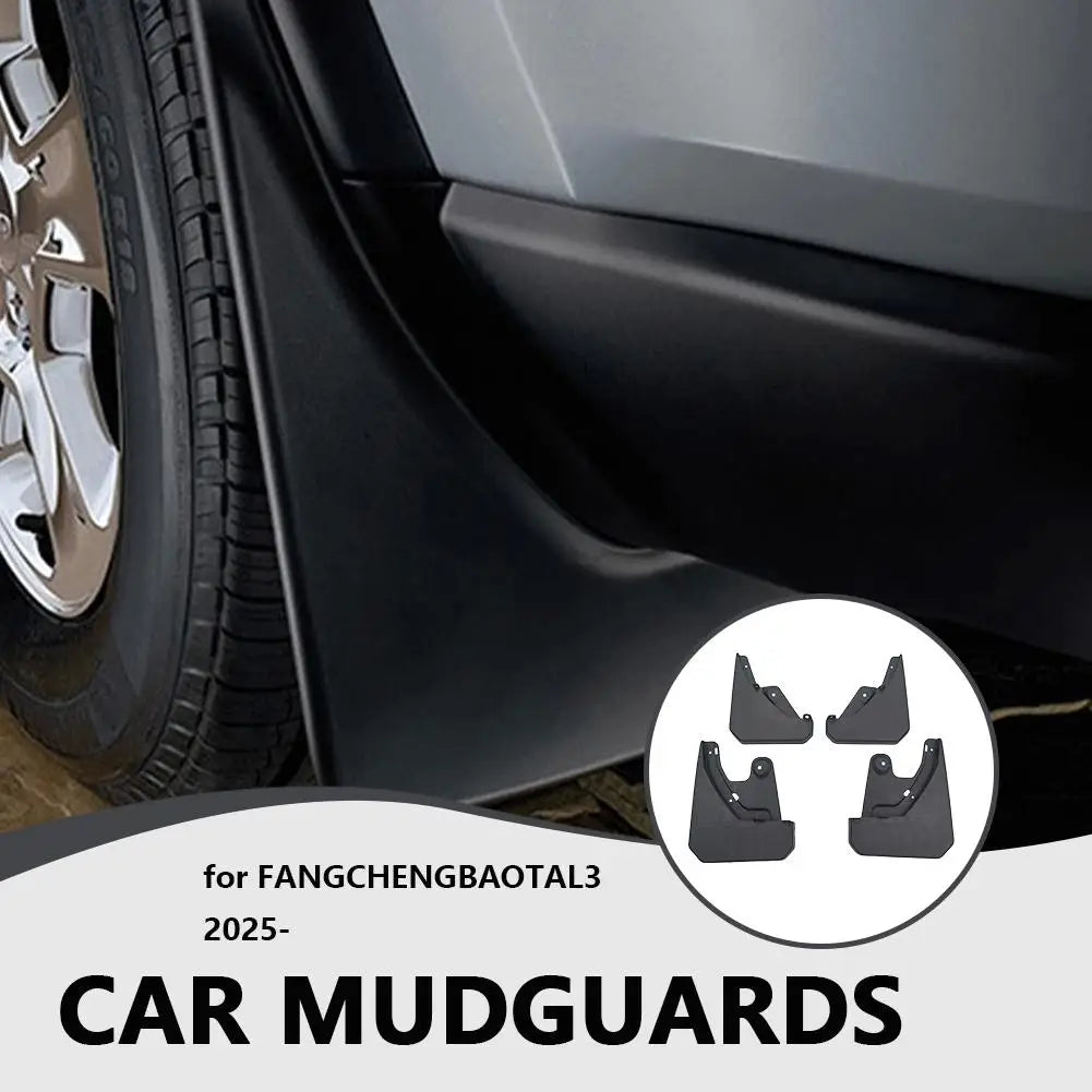 BYD Leopard Titanium 3 2025 Mud Flaps – Front & Rear Set of 4