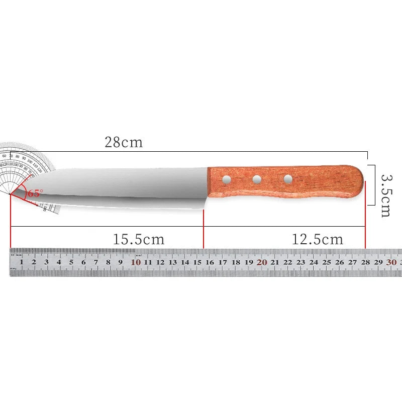 Japanese Chef's Knife – Stainless Steel Cleaver & Boning Knife