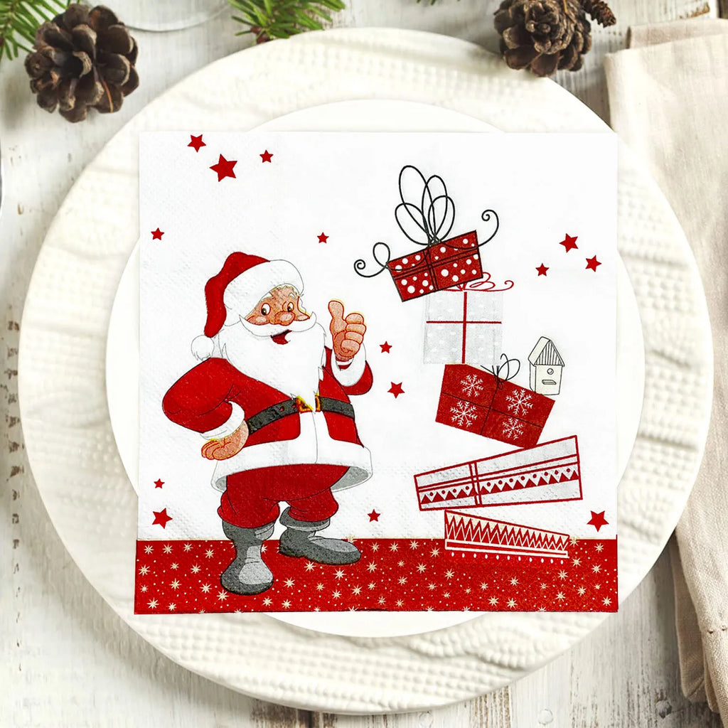 White Background Christmas Two-layer Three-layer Printing Food Grade