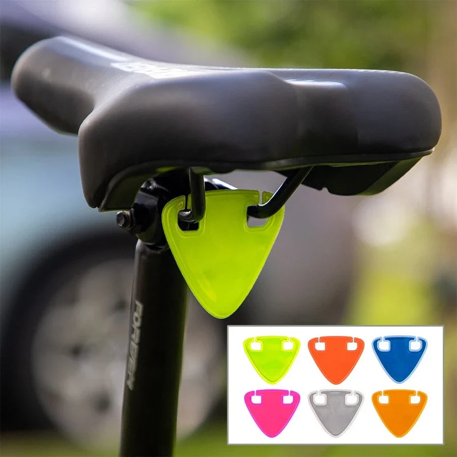 Reflective Bike Tail Light Sticker – No Battery Night Safety