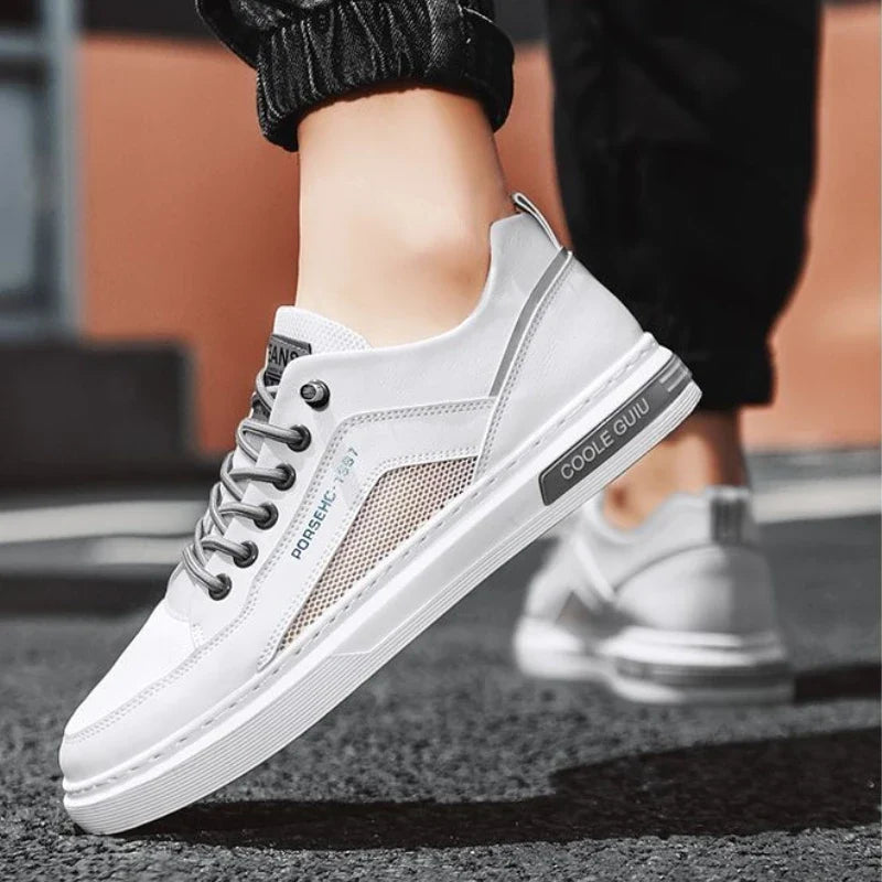 YBQJOO Men's Mesh Sneakers – Lightweight Breathable Casual Shoes