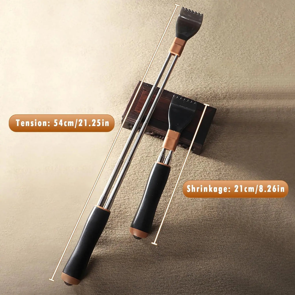 Telescopic Back Scratcher – Stainless Steel Retractable Tool