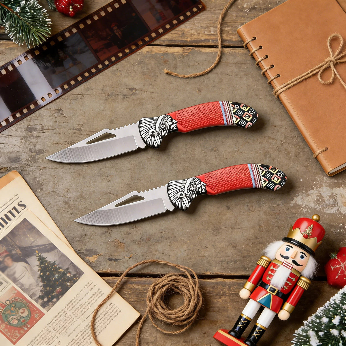 Premium Multifunctional Folding Knife – EDC Camping Survival
