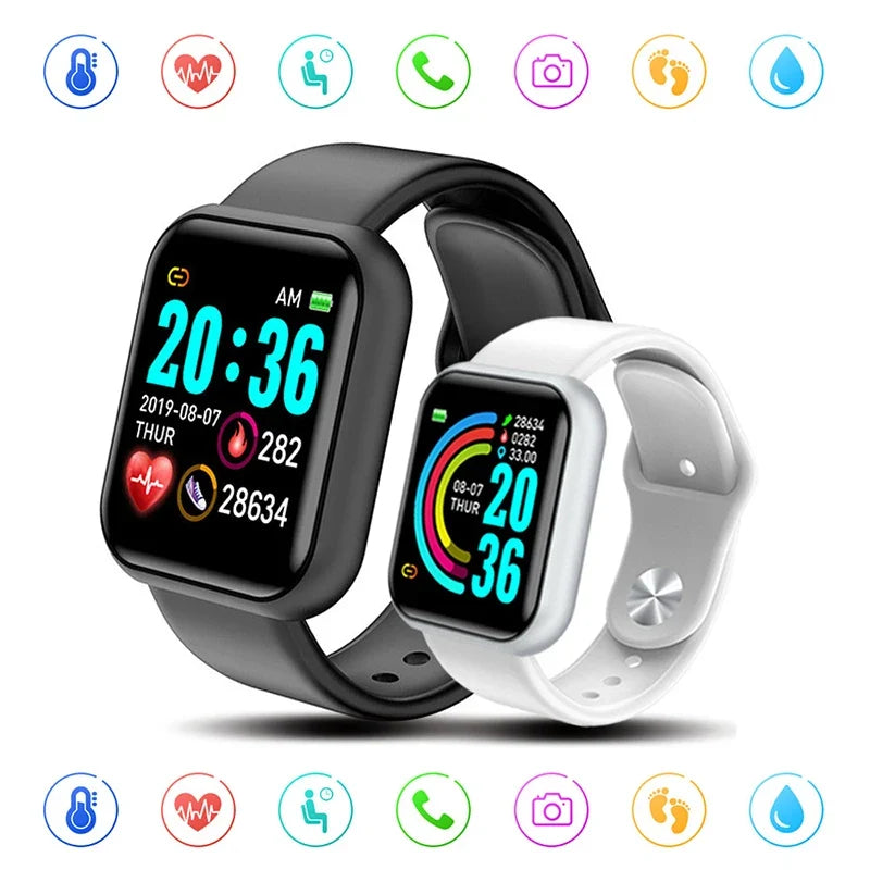 Y68 D20 Smart Watch – Fitness Tracker & Heart Rate Monitor