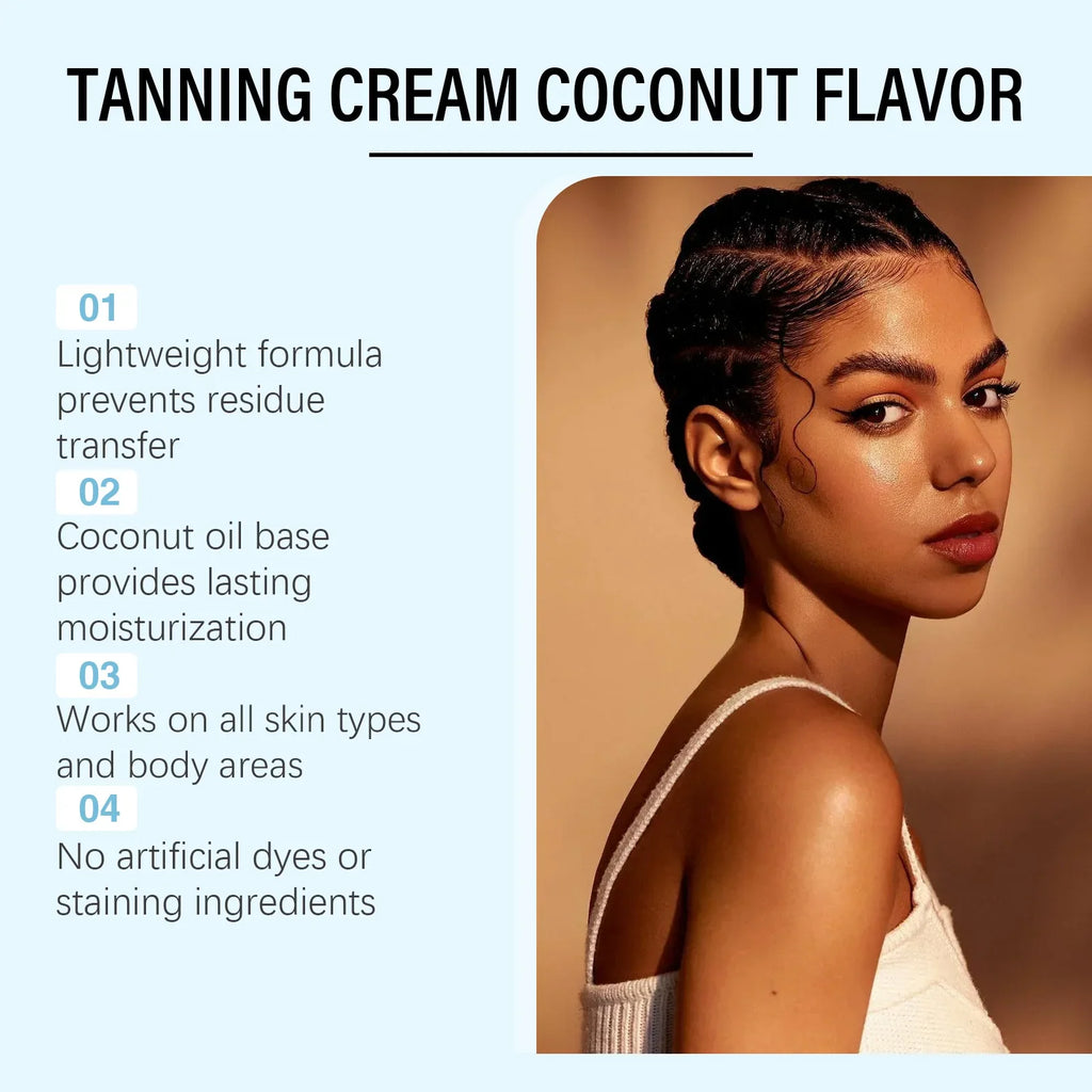 OceAura Coconut Mango Self Tanner Gradual Bronzing Body Lotion