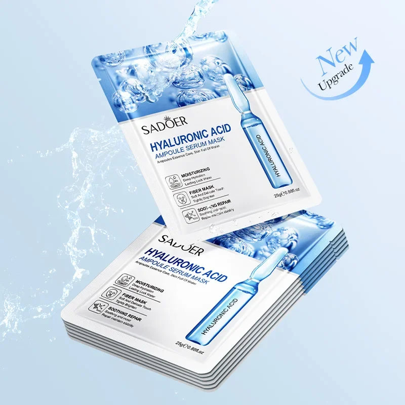 SAKSRAAR Hyaluronic Acid Face Masks – Hydrating & Firming 10pk