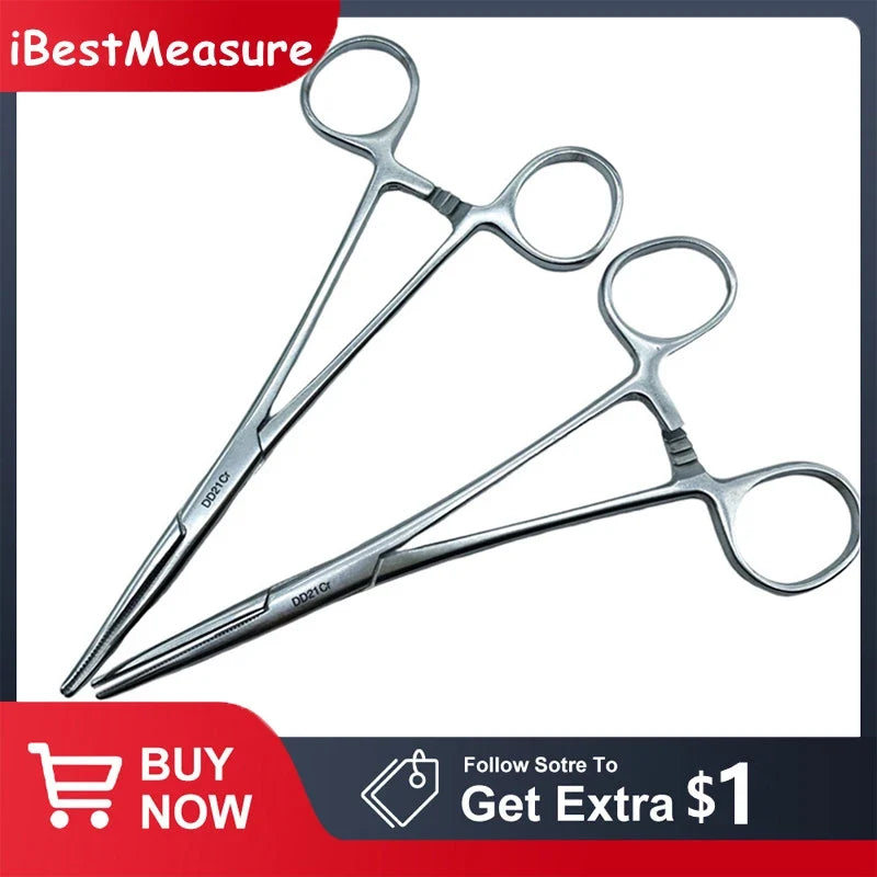 Stainless Steel Hemostatic Forceps Surgical Tool Hemostat Locking