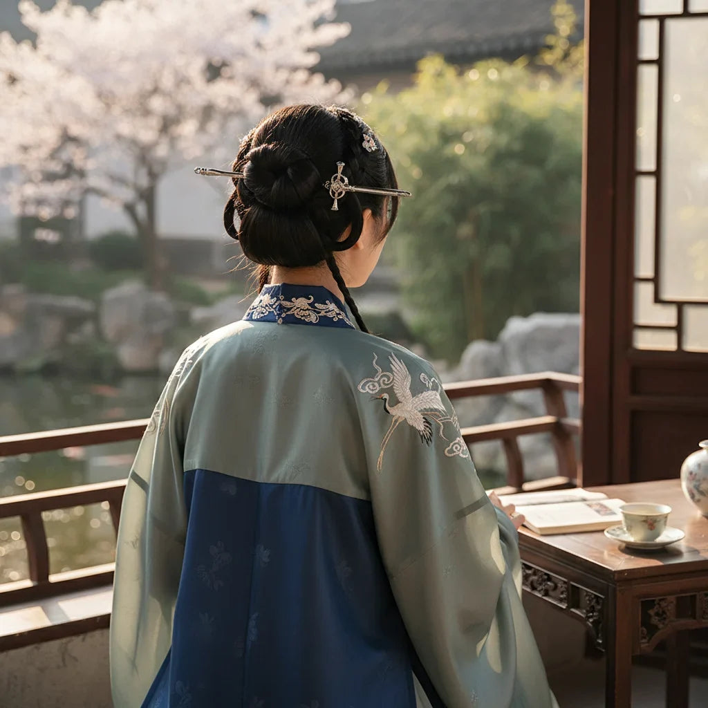 Chinese Alloy Sword Hair Stick | Hanfu Hair Accessory