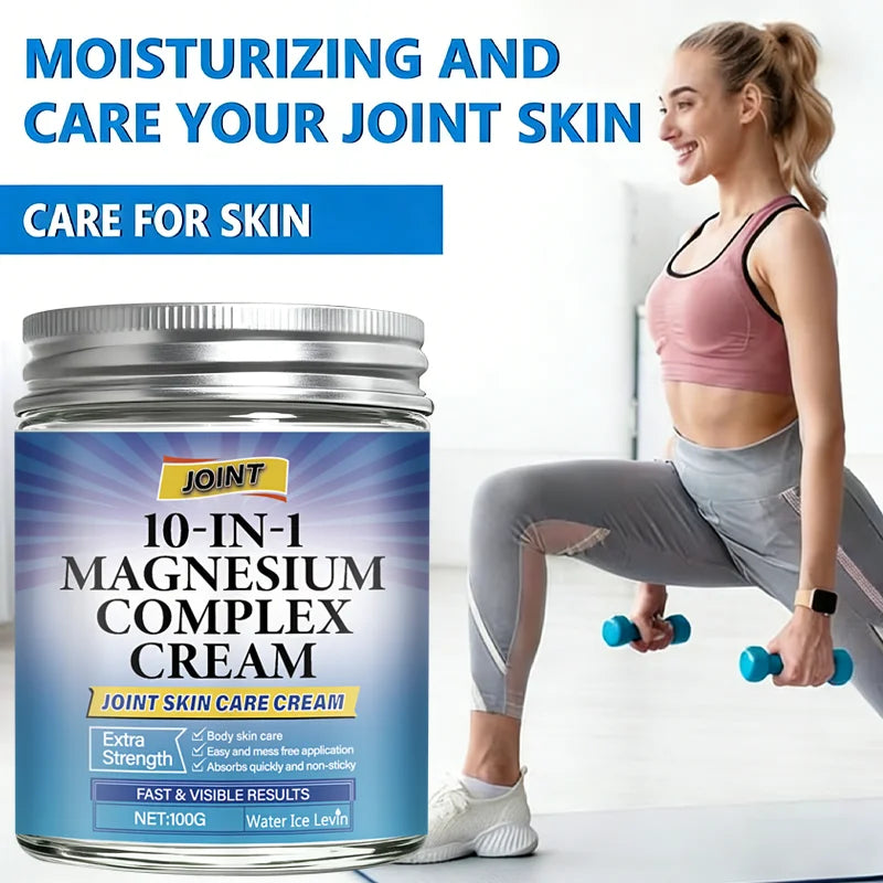 10-in-1 Magnesium Body Cream – Collagen & Retinol 100g
