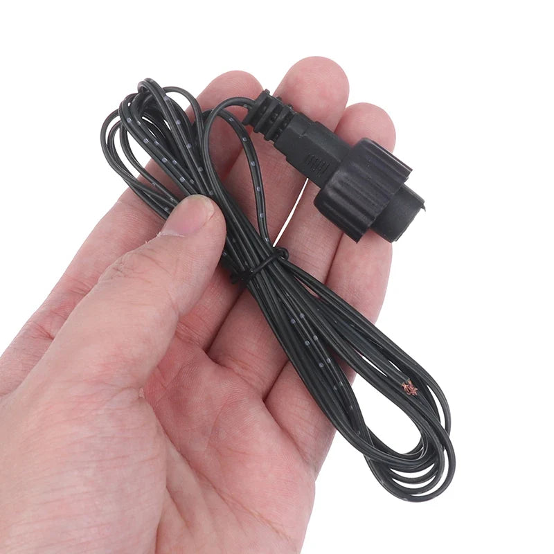 Solar Panel Extension Cable 2-Pin LED Connector 2M Waterproof