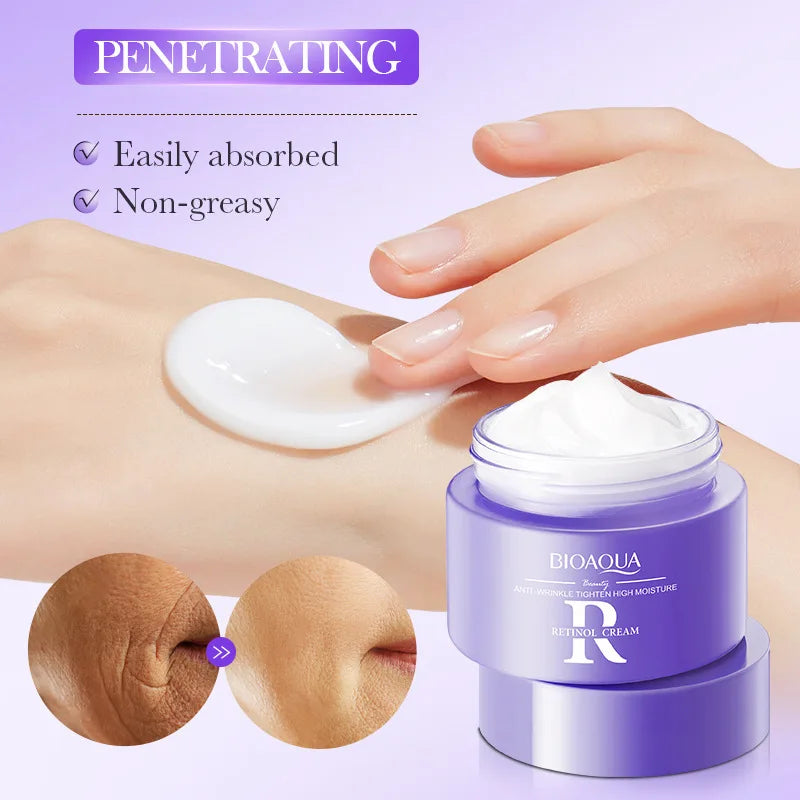 Retinol Facial Care Moisturizing Cream Promotes Skin Elasticity Deep