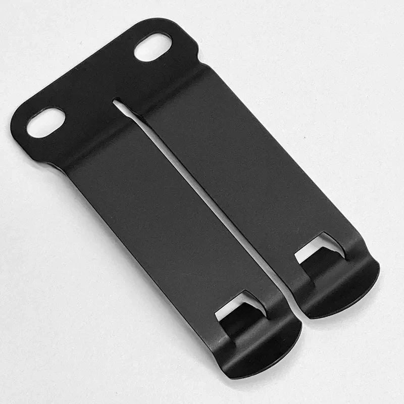 Stainless Steel Belt Clip for Knife Sheath & Holster | Style K