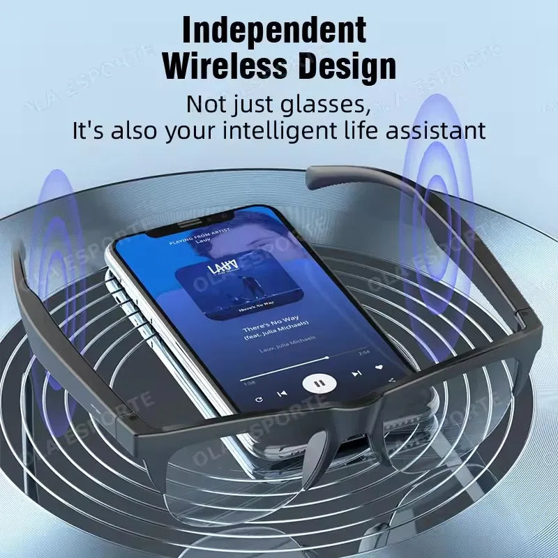 F02 Photosensitive Change Smart Glasses Bluetooth Voice Calls Control