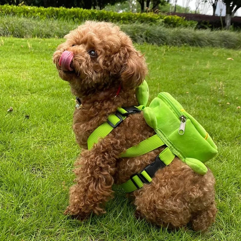 Turtle Pet Backpack with Leash – Small & Medium Dogs & Cats