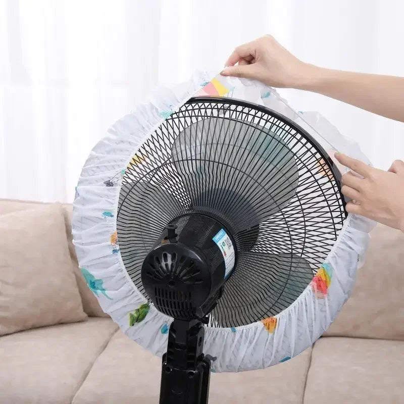 Two Washable Fan Sleeve Waterproof Dustproof Protective Standing