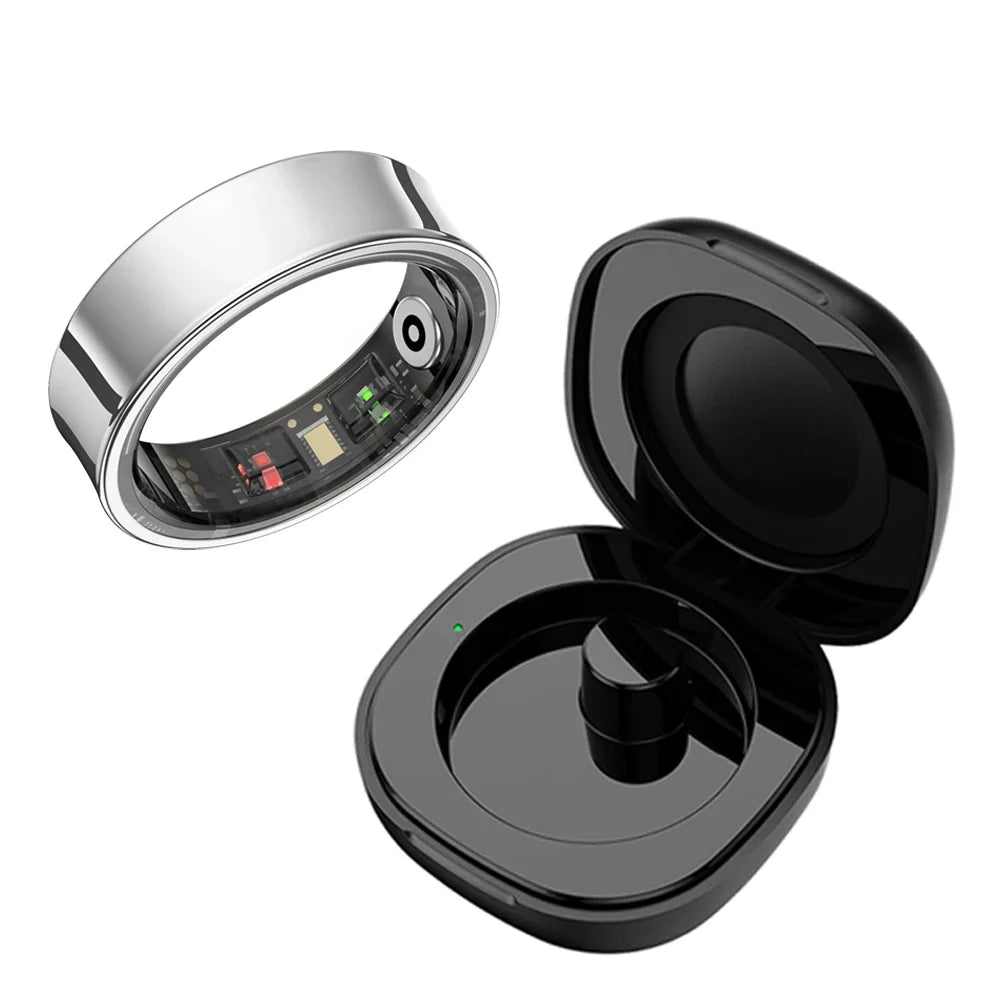 R09 5ATM Waterproof Smart Ring Men Women Temperature Health Monitor