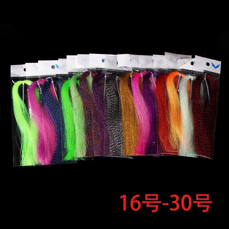 Crystal Flash Flashabou Tinsel – Fly Fishing Lure Tying Material