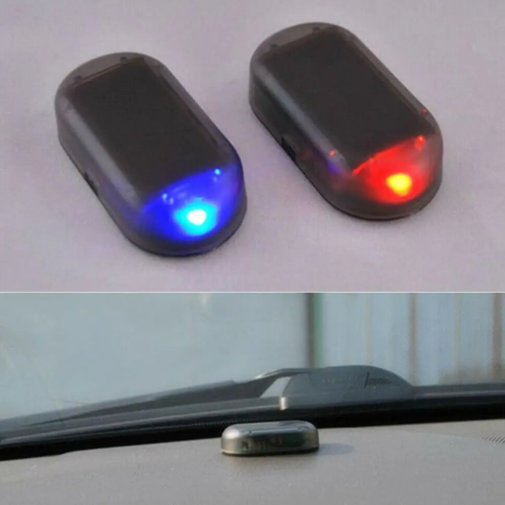 Solar Dummy Car Security Light – LED Simulated Alarm Warning Lamp