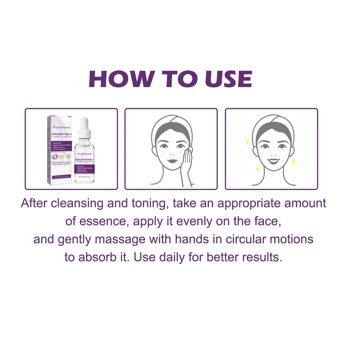WEST MONTH Anti-Wrinkle Face Serum – Lifting & Firming 30ml