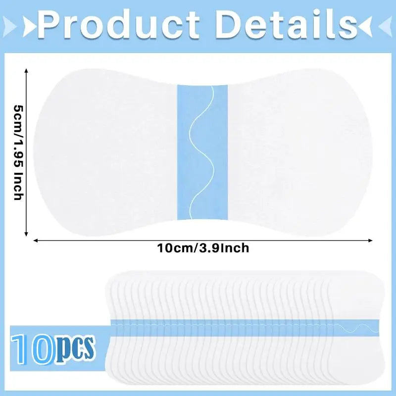 10-Pack Invisible Neck Lifting Patches – Waterproof & Skin-Friendly
