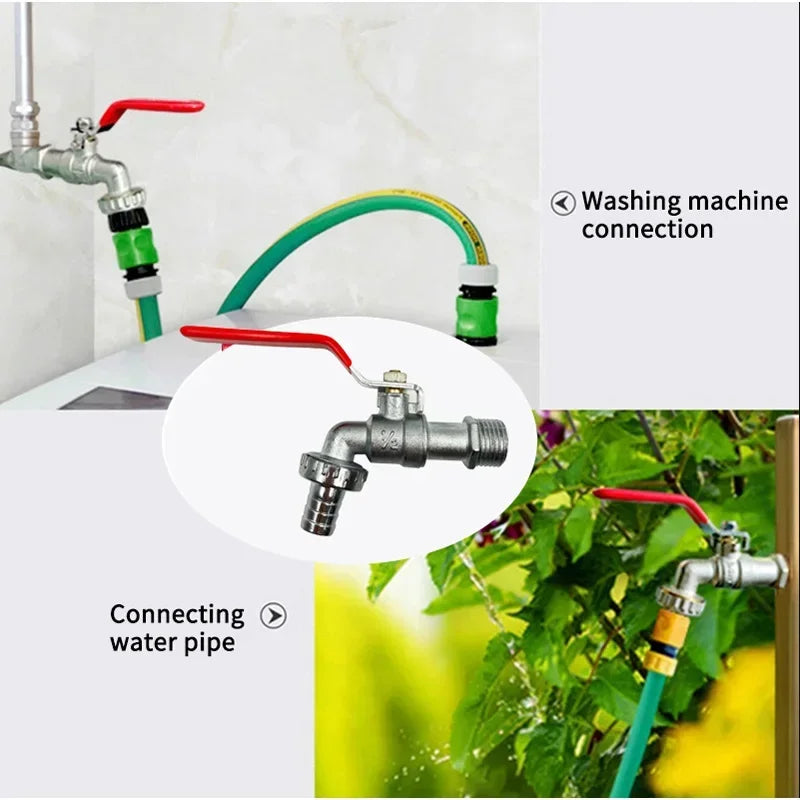 Single Control IBC Ton Bucket Accessories Zinc Alloy Faucet 1 2-3