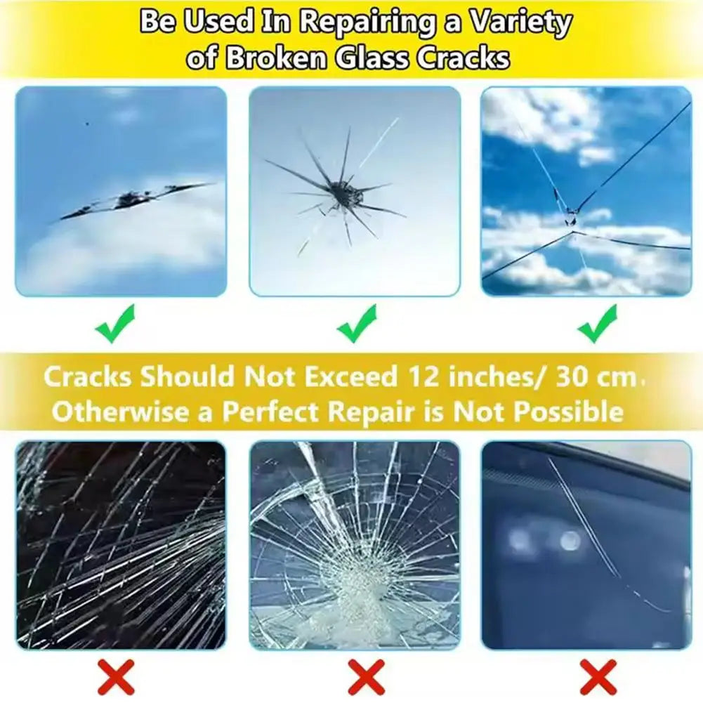 Windshield Chip & Crack Repair Resin Kit – DIY Auto Glass Fix